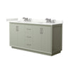 Custom image for Light Green with Brushed Nickel Trim / Giotto Quartz / No Mirror