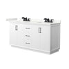 Custom image for White with Matte Black Trim / Giotto Quartz / No Mirror