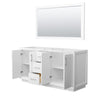 Custom image for White with Brushed Nickel Trim / 58