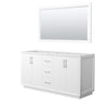 Custom image for White with Brushed Nickel Trim / 58