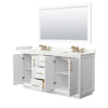 Custom image for White with Satin Bronze Trim / Giotto Quartz / 58