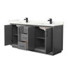Custom image for Dark Gray with Matte Black Trim / Giotto Quartz / No Mirror