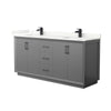 Custom image for Dark Gray with Matte Black Trim / Giotto Quartz / No Mirror