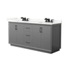 Custom image for Dark Gray with Matte Black Trim / Giotto Quartz / No Mirror