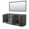 Custom image for Dark Gray with Brushed Nickel Trim / 70