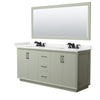 Custom image for Light Green with Matte Black Trim / White Quartz / 70