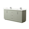 Custom image for Light Green with Brushed Nickel Trim / Giotto Quartz / No Mirror