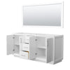 Custom image for White with Brushed Nickel Trim / 70