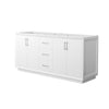Custom image for White with Brushed Nickel Trim / No Mirror