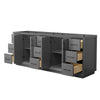 Custom image for Dark Gray with Matte Black Trim / No Mirror