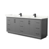 Custom image for Dark Gray with Matte Black Trim / Giotto Quartz / No Mirror