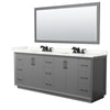 Custom image for Dark Gray with Matte Black Trim / Giotto Quartz / 70