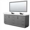 Custom image for Dark Gray with Matte Black Trim / White Quartz / 70