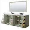 Custom image for Light Green with Matte Black Trim / White Quartz / 70