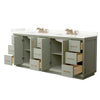 Custom image for Light Green with Satin Bronze Trim / Giotto Quartz / No Mirror