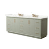 Custom image for Light Green with Satin Bronze Trim / Giotto Quartz / No Mirror