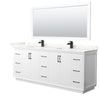 Custom image for White with Matte Black Trim / Giotto Quartz / 70