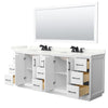 Custom image for White with Matte Black Trim / Giotto Quartz / 70