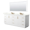 Custom image for White with Satin Bronze Trim / Giotto Quartz / 70