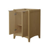 Custom image for Natural Oak with Brushed Nickel Trim / No Mirror