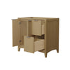 Custom image for Natural Oak with Brushed Nickel Trim / No Mirror