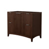 Custom image for Dark Walnut with Brushed Nickel Trim / No Mirror