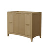 Custom image for Natural Oak with Brushed Gold Trim / No Mirror