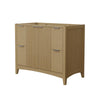 Custom image for Natural Oak with Brushed Nickel Trim / No Mirror