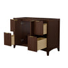 Custom image for Dark Walnut with Brushed Gold Trim / No Mirror