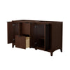 Custom image for Dark Walnut with Matte Black Trim / No Mirror