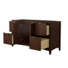 Custom image for Dark Walnut with Brushed Gold Trim / No Mirror