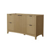 Custom image for Natural Oak with Matte Black Trim / No Mirror