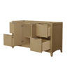 Custom image for Natural Oak with Brushed Nickel Trim / No Mirror