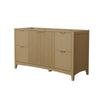 Custom image for Natural Oak with Brushed Nickel Trim / No Mirror