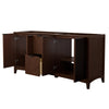 Custom image for Dark Walnut with Matte Black Trim / No Mirror