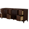 Custom image for Dark Walnut with Brushed Nickel Trim / No Mirror