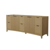 Custom image for Natural Oak with Matte Black Trim / No Mirror