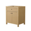 Custom image for Tanned Oak with Matte Black Trim / No Mirror
