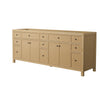 Custom image for Tanned Oak with Matte Black Trim / No Mirror