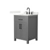 Custom image for Dark Gray with Matte Black Trim / Giotto Quartz / No Mirror