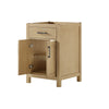 Custom image for Whitewashed Oak with Matte Black Trim / No Mirror