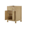 Custom image for Whitewashed Oak with Brushed Gold Trim / No Mirror