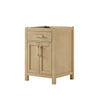 Custom image for Whitewashed Oak with Brushed Gold Trim / No Mirror