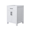 Custom image for White with Matte Black Trim / No Mirror