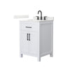 Custom image for White with Matte Black Trim / Giotto Quartz / No Mirror