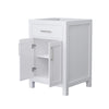 Custom image for White with Brushed Nickel Trim / No Mirror