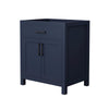 Custom image for Dark Blue with Matte Black Trim / No Mirror