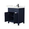 Custom image for Dark Blue with Matte Black Trim / Giotto Quartz / No Mirror