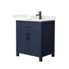 Custom image for Dark Blue with Matte Black Trim / Giotto Quartz / No Mirror