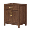 Custom image for Dark Walnut with Brushed Gold Trim / No Mirror